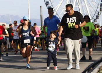 Medio maratón para festejar a papá