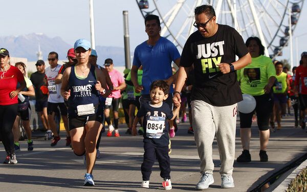 Medio maratón para festejar a papá