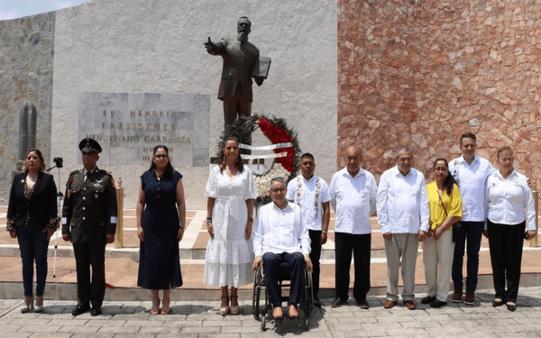 Garantiza gobierno respeto al legado de Carranza