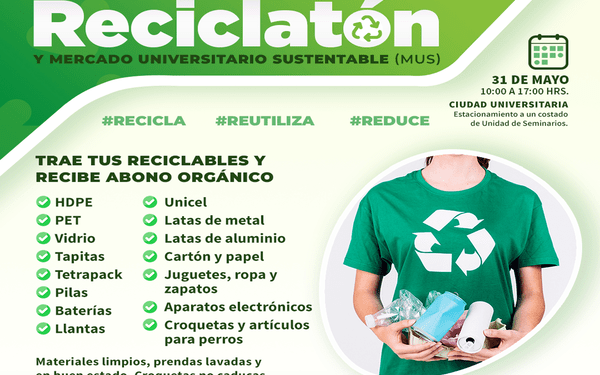 Presenta BUAP la edición 2023 del “Reciclatón”