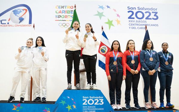 Suma México cinco oros en raquetbol de los Juegos Centroamericanos