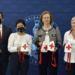 Lilia Cedillo entrega donativos de la comunidad BUAP a la Cruz Roja Mexicana