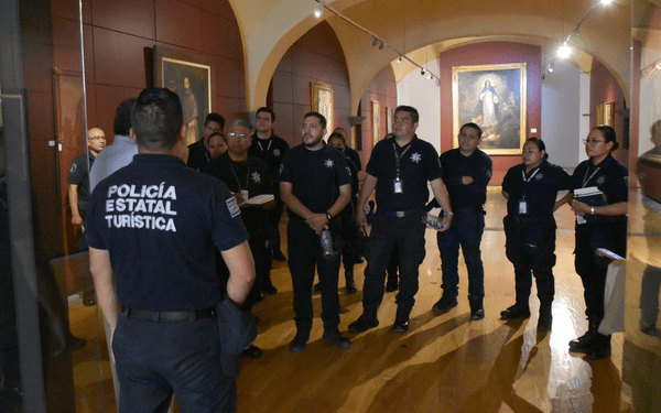 Policía Turística de Puebla es capacitada en historia y museos