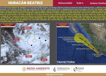 Tormenta “Beatriz” evoluciona a huracán categoría 1