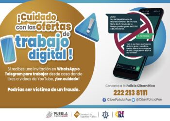 Advierten fraudes por ofertas de empleo en plataformas digitales