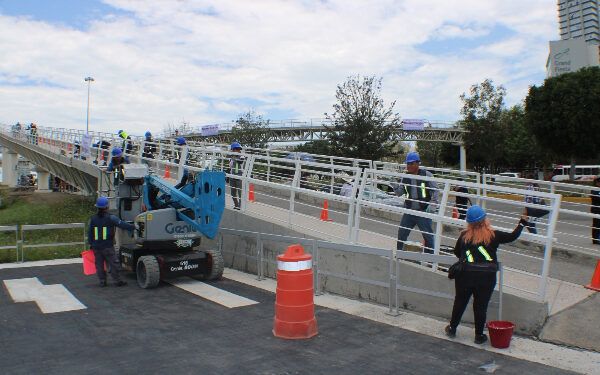 Inicia rehabilitación de ciclovías en la zona de Angelópolis