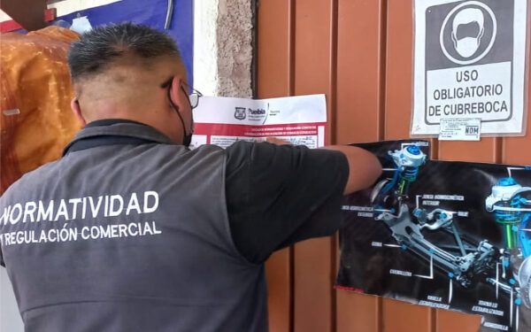 Clausuran 19 antros y talleres irregulares en Puebla capital