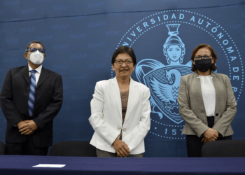 Rectora de la BUAP da la bienvenida al nuevo director de la Facultad de Ciencias de la Electrónica