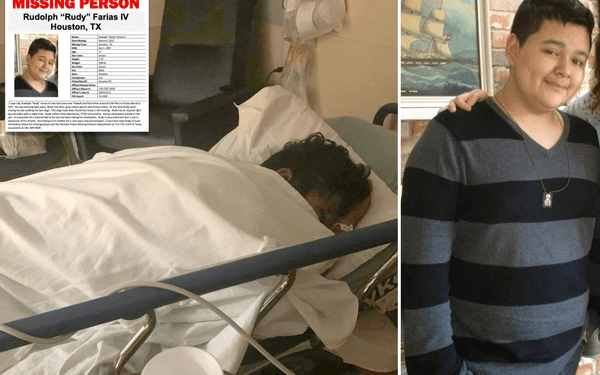 Joven desaparecido hace 8 años es encontrado inconsciente frente a una iglesia en Houston