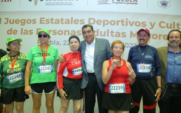 Inauguran los Juegos Estatales de Adultos Mayores en Puebla