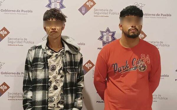 SSP Puebla detiene en Chapulco a dos narcomenudistas