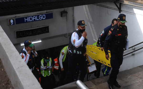 Pareja muere arrollada en el Metro de la CDMX