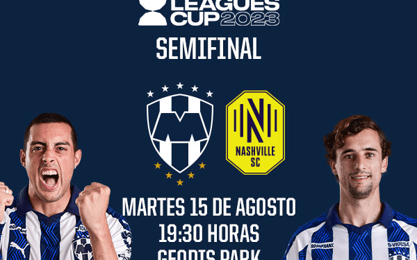 Monterrey enfrenta a Nashville, en busca de la final de la Leagues Cup