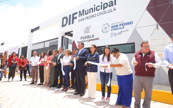 Inauguran rehabilitación de inmueble del DIF de San Pedro Cholula