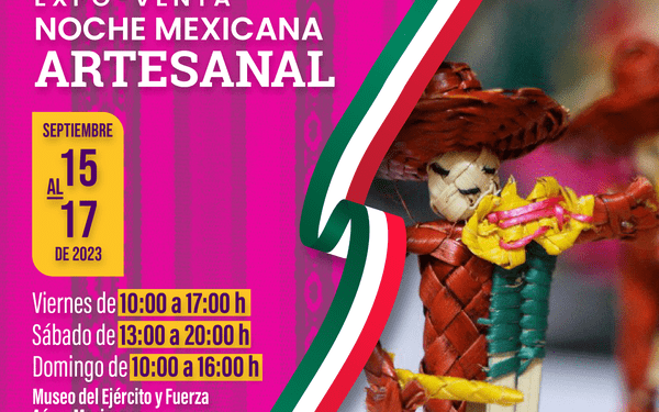 Secretaría de Cultura presenta la Expo-Venta Noche Mexicana Artesanal