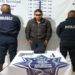 Sujeto con arma de fuego es capturado en Texmelucan