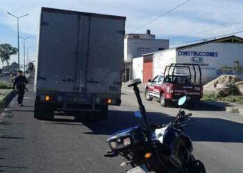 Policía de Texmelucan frustra robo a unidad de transporte