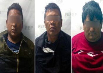 Detienen a tres hombres por robo en la autopista México-Puebla