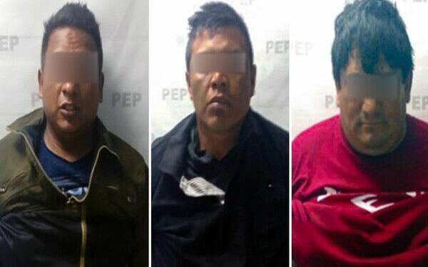 Detienen a tres hombres por robo en la autopista México-Puebla