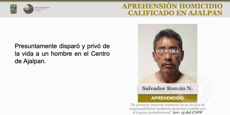 Detienen a presunto homicida del director de obras de Ajalpan