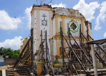 Comienza en Atzizihuacan rehabilitación de templos dañados por sismo de 2017
