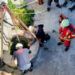 Cae mujer a pozo de 10 metros; la rescatan en San Baltazar Campeche