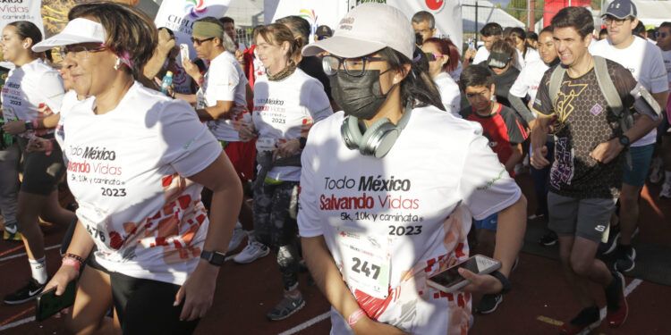 Éxito, carrera de Cruz Roja en San Andrés Cholula
