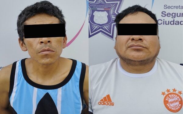 SSC detiene a dos hombres en posesión de marihuana y cristal