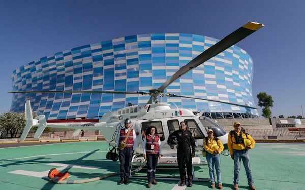 Rehabilitan helicópteros para atender emergencias