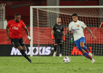 El Mallorca del “Vasco” Aguirre frena al Barcelona con empate a dos