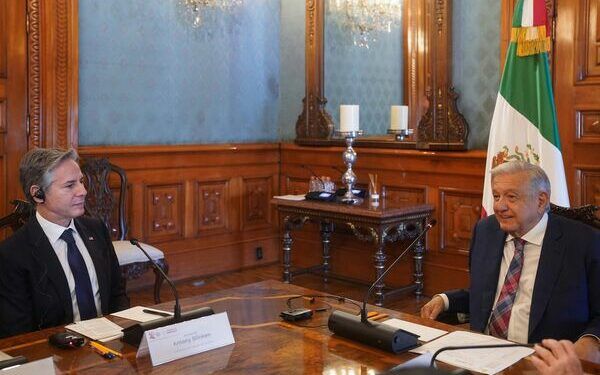 Durante visita de Blinken, AMLO destaca la amistad con Estados Unidos