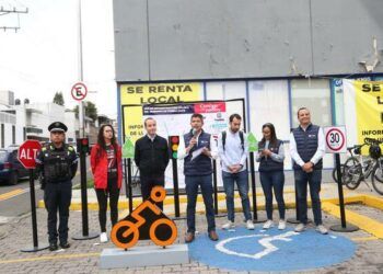 Entregan 15 kilómetros nuevos de ciclovía en Puebla Capital