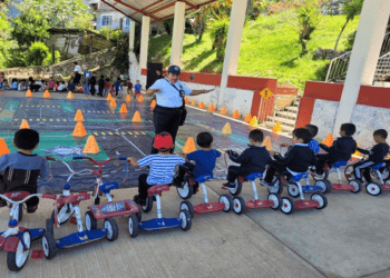 Fomentan educación vial en menores poblanos
