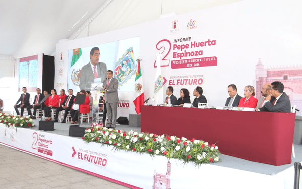 Gobernador acude a los informes municipales de Tepeaca, Acatzingo y Tecali