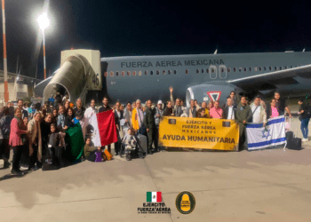 SEDENA rescata a 135 mexicanos atrapados en Israel