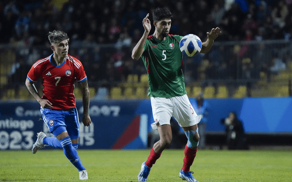 México debuta con derrota 0-1 ante Chile en futbol varonil de los Panamericanos