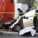 Automovilista muere tras chocar con pipa en Puebla