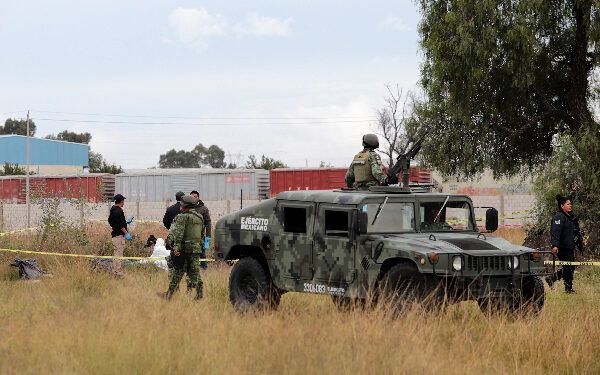 Localizan en Amozoc bolsas con restos humanos
