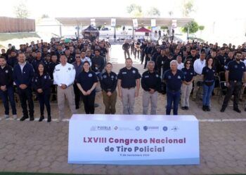 Inauguran Congreso Nacional de Tiro Policial en Puebla