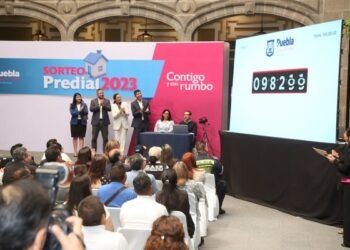 Ayuntamiento de Puebla realiza el Sorteo Predial 2023