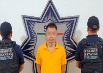SSP Puebla detiene a empleado de papelería por robo