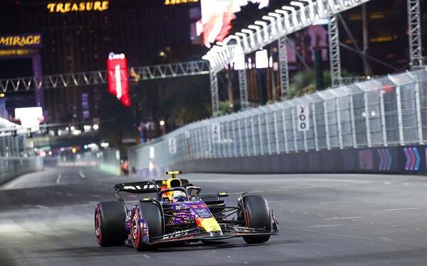 Tras mala estrategia, Checo arrancará 12vo en el GP de Las Vegas