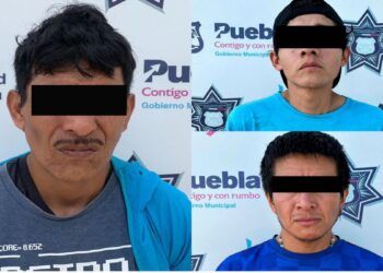 Decena de asaltantes de transporte público es detenida en la capital poblana