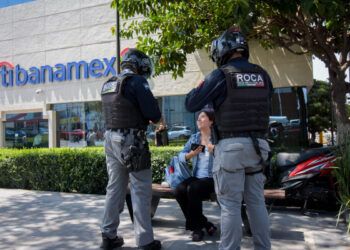 Brinda policía municipal de Puebla servicio de Acompañamiento Bancario
