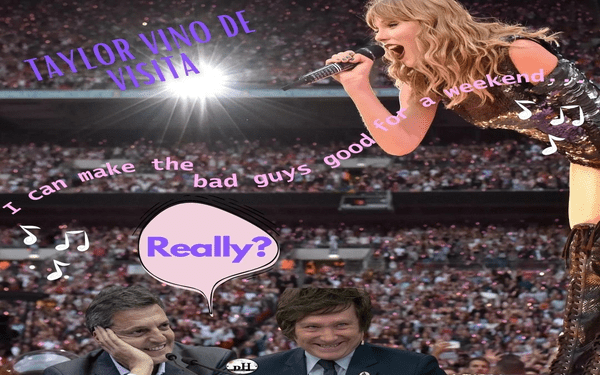 Taylor Swift vino de visita