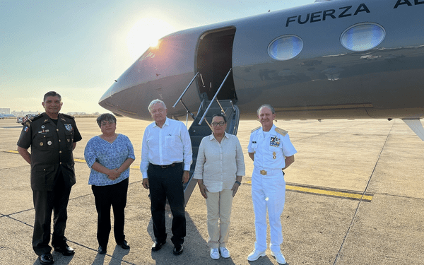 AMLO visita la zona afectada por Otis en Acapulco