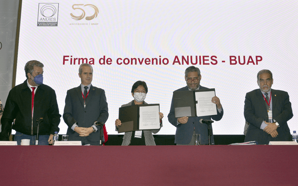 BUAP y ANUIES firman convenio de colaboración en beneficio de docentes