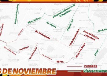 Conoce cierres y vías alternas por el Maratón de Puebla