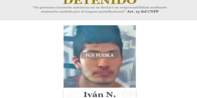 Fiscalía confirma detención del veinteañero que mató a su hermano de 10 años en Xiutetelco