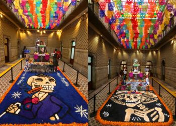 Congreso de Puebla rinde homenaje a Aurora Sierra y Mariano Hernández con ofrenda